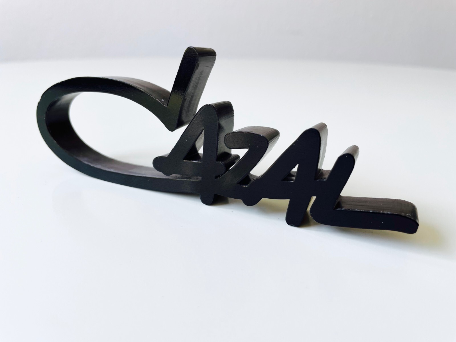 Vintage Cazal Display Logo 3D Black Store Sign Decoration Sunglasses