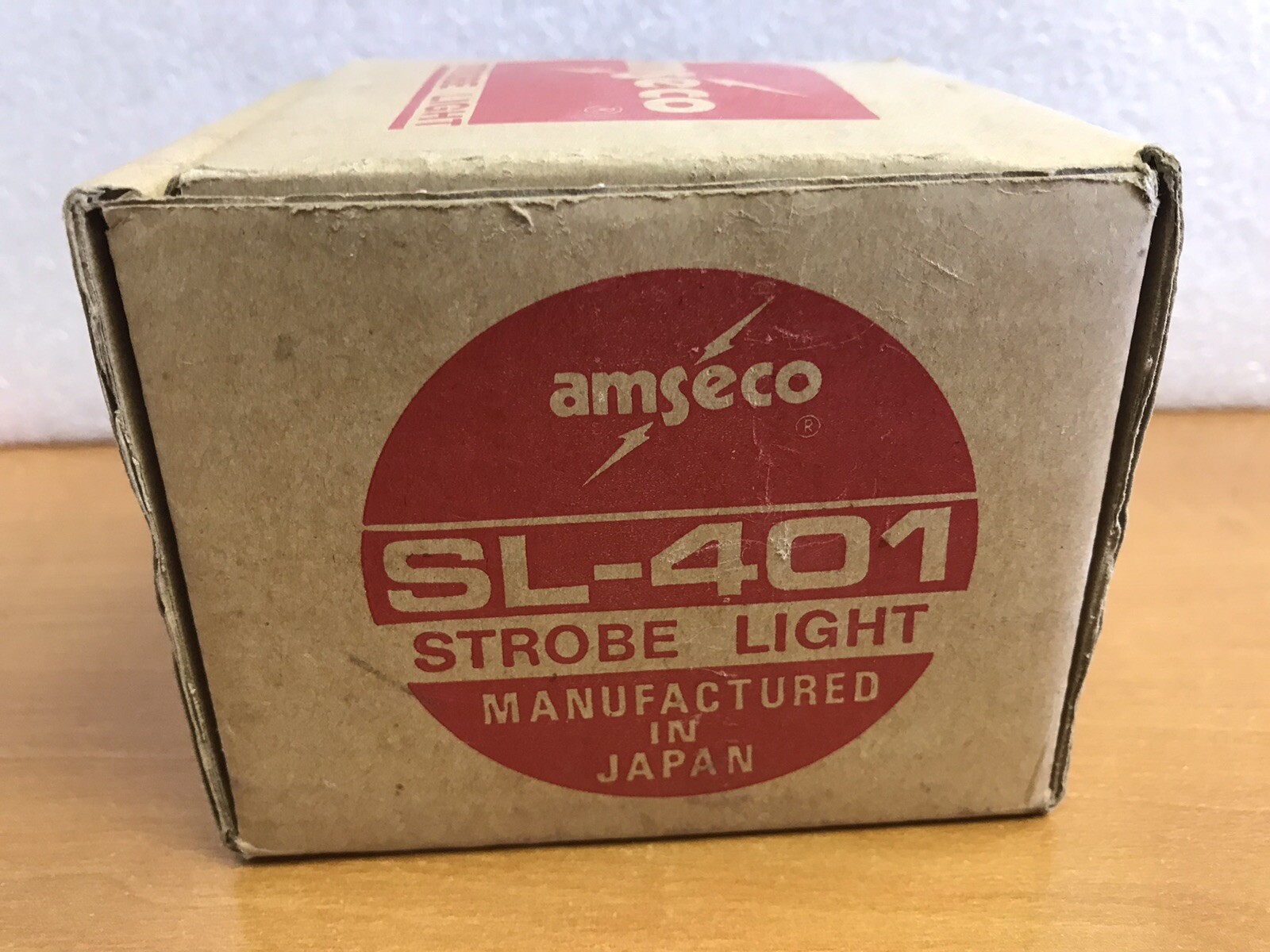 Amseco Sl-401 Clear Strobe Light 6-12 Volt Security System Vintage Made in Japan