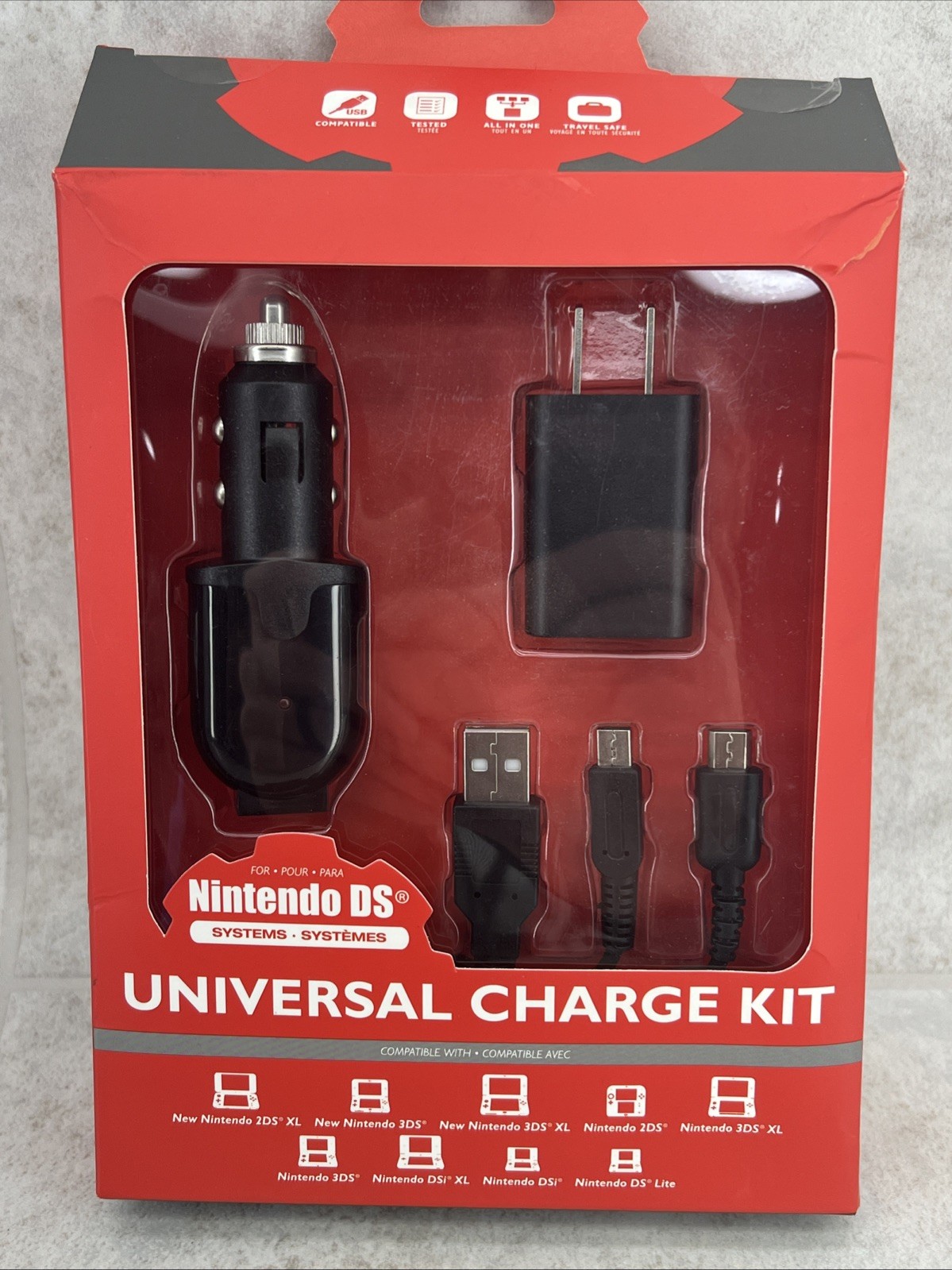 Universal Charge Kit for New 2DS XL/ New 3DS/ New 3DS XL/ 2DS/ 3DS XL / Lite