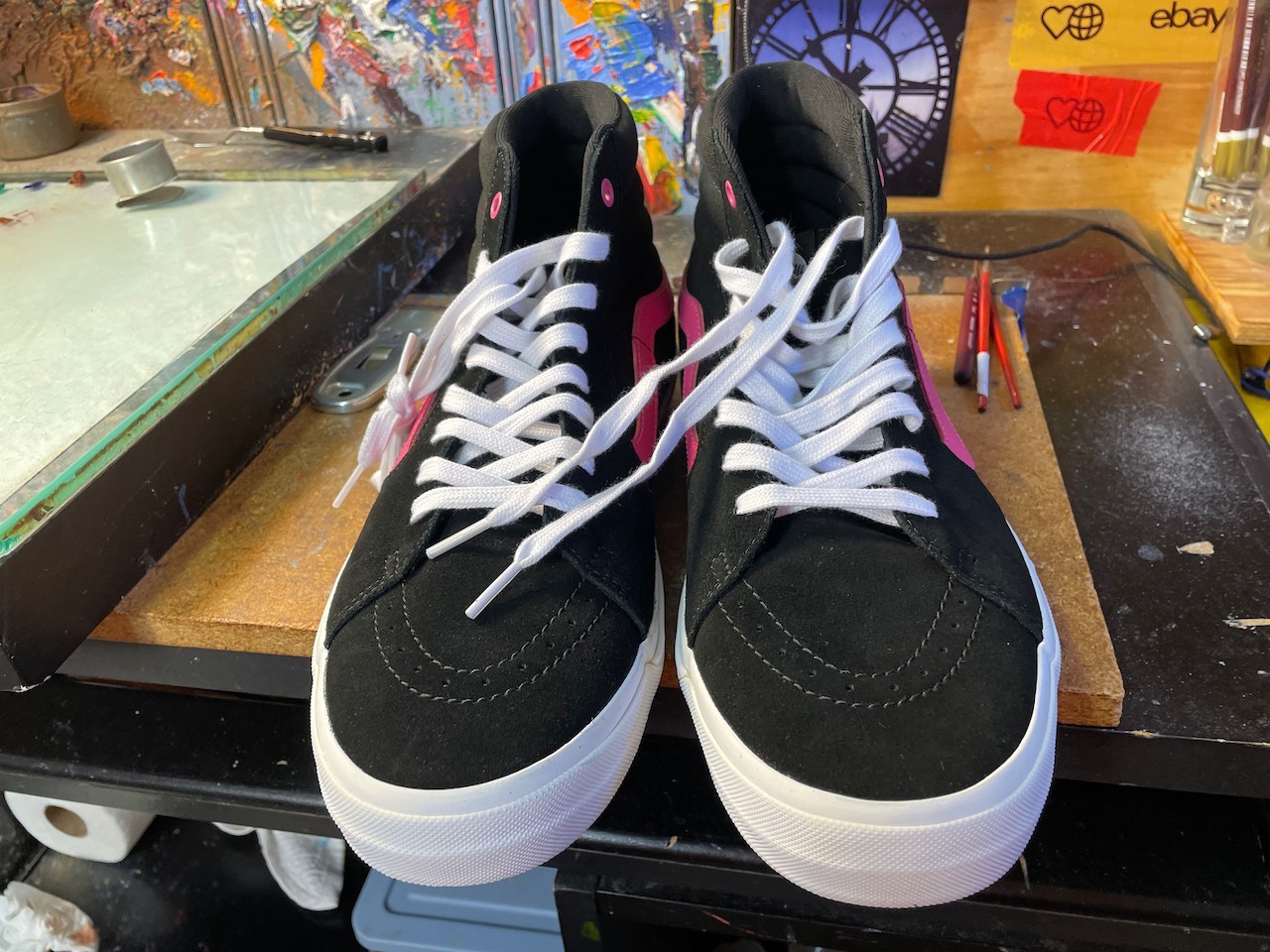 Vans BMX Sk8-Hi Black Magenta Size US 11.5 Men's New VN0005V0KMN Rare Sneakers