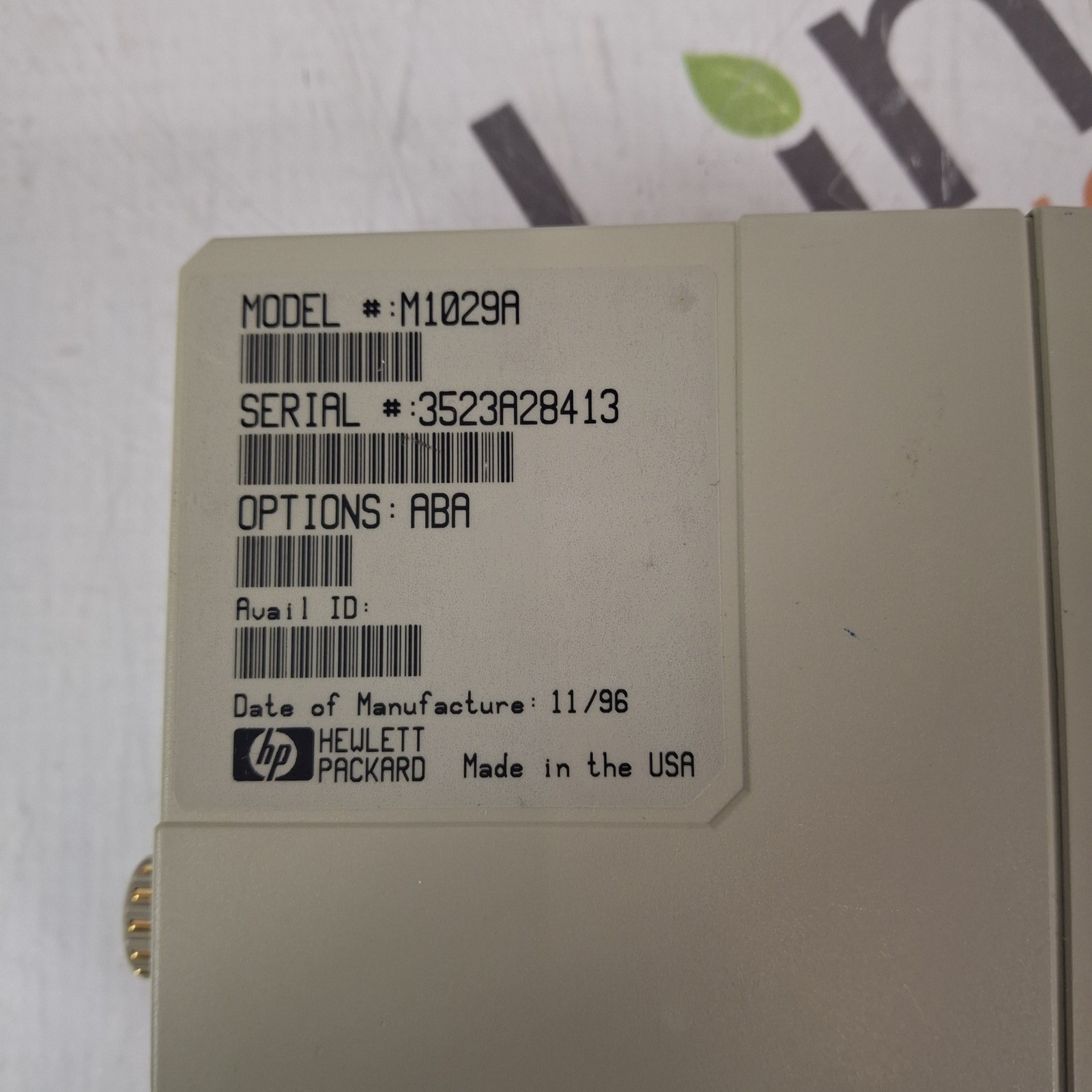 Philips M1029A Single Parameter Temperature Module