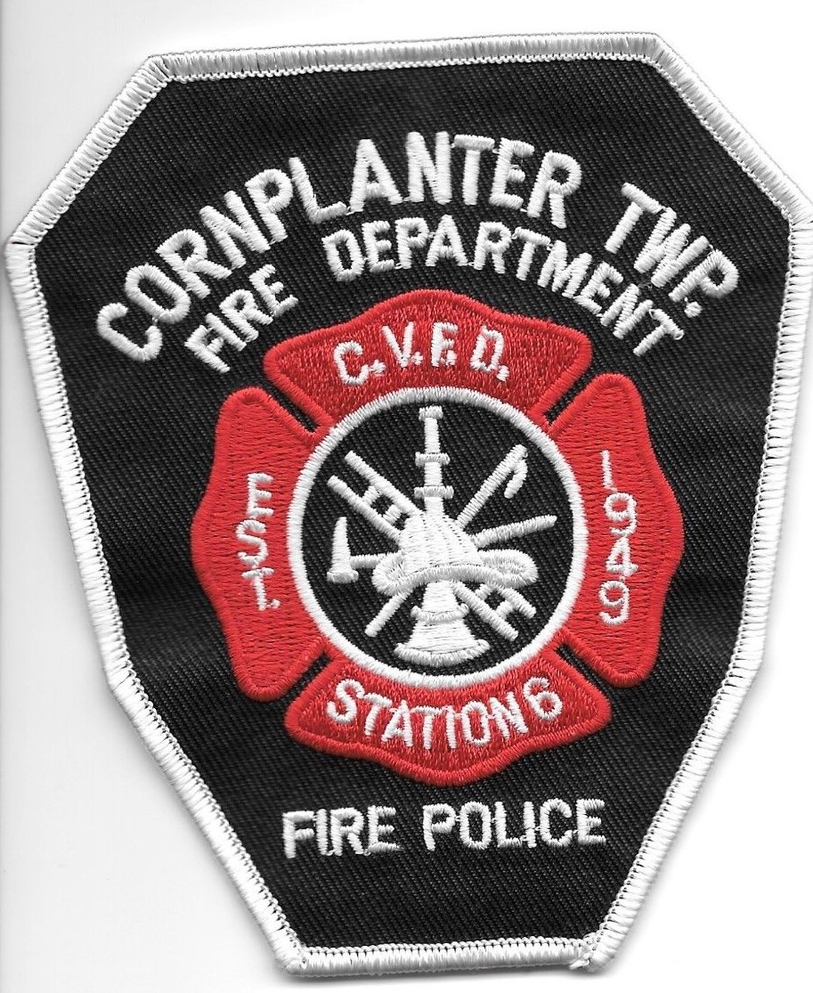Cornplanter Township  Station - 6, Pennsylvania  (4" x 4.5" size) fire patch