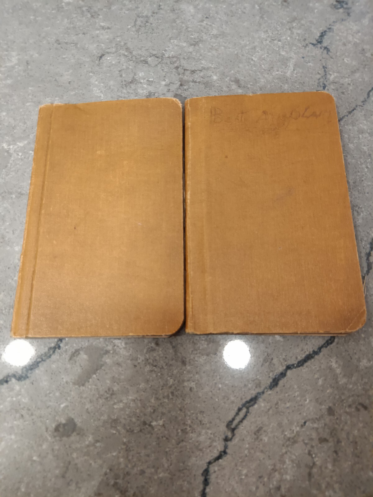 2 Vintage note books. Emphrema, Crafts, Scrapbook, History, Stamps,