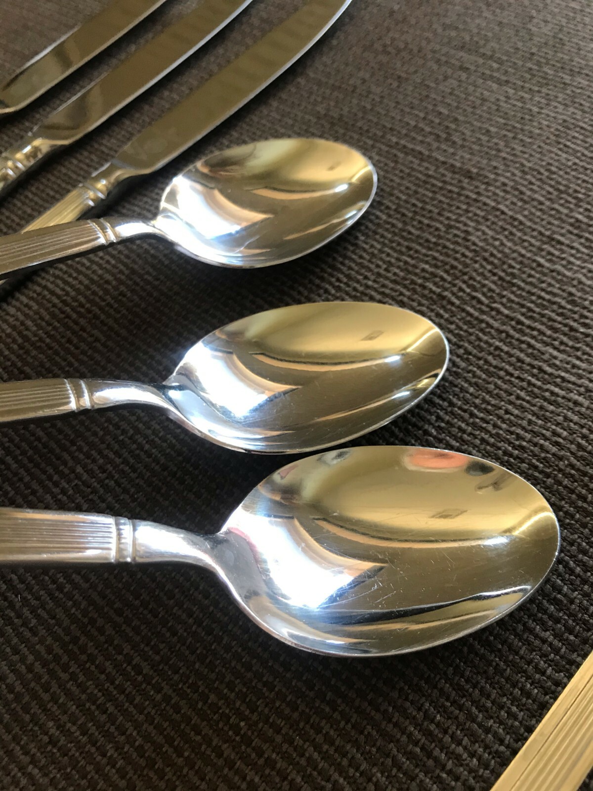 Pfaltzgraff MACKENZIE Stainless flatware BRIGHTON--Korea--15 PC. 3 place setting