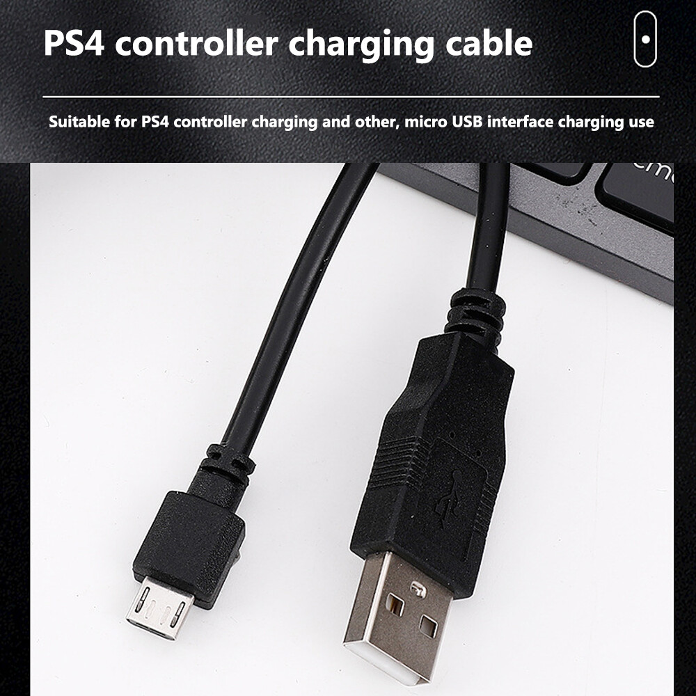 USB Charging Cable 9.85FT Fast Charge Cord For PS4 Wireless Controller