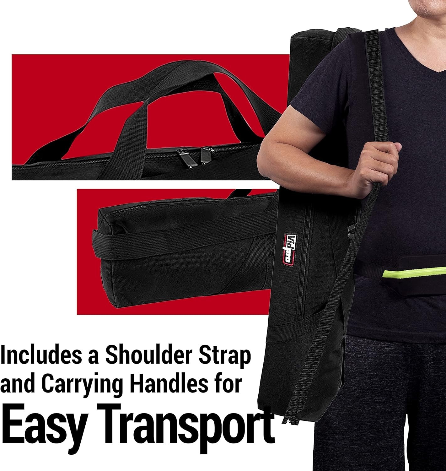 Tripod Case 45 Inch Heavy Duty Nylon Zipper Shoulder Strap Handle