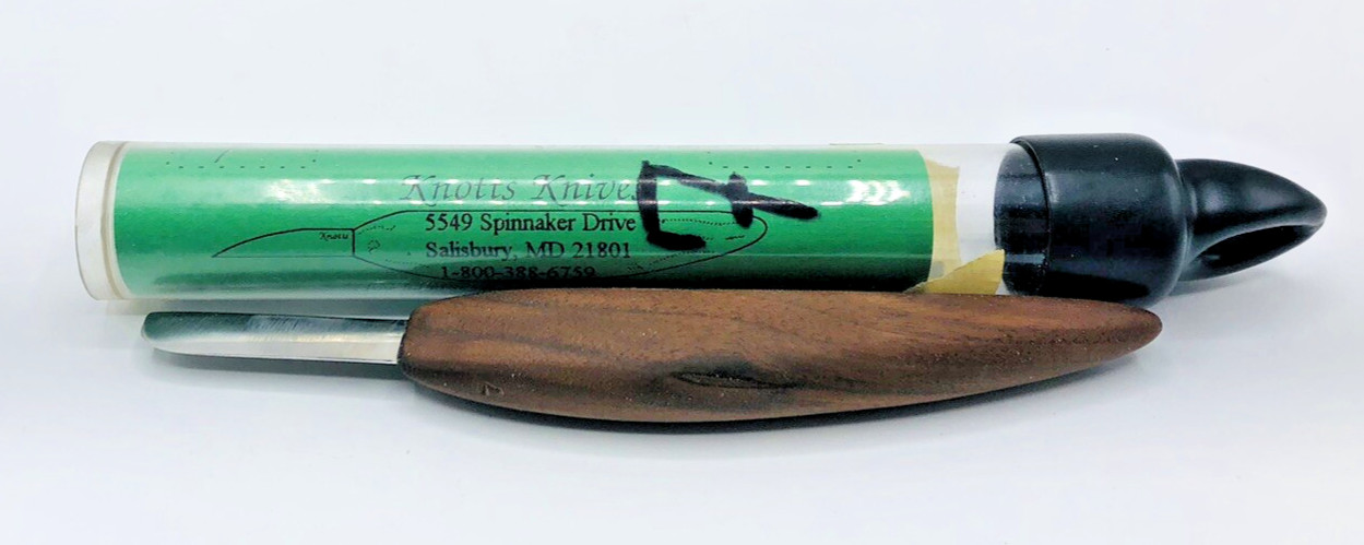 KNOTTS KNIVES WOOD CARVING KNIFE WOODCARVING ORIGINAL rare whittling bird decoy