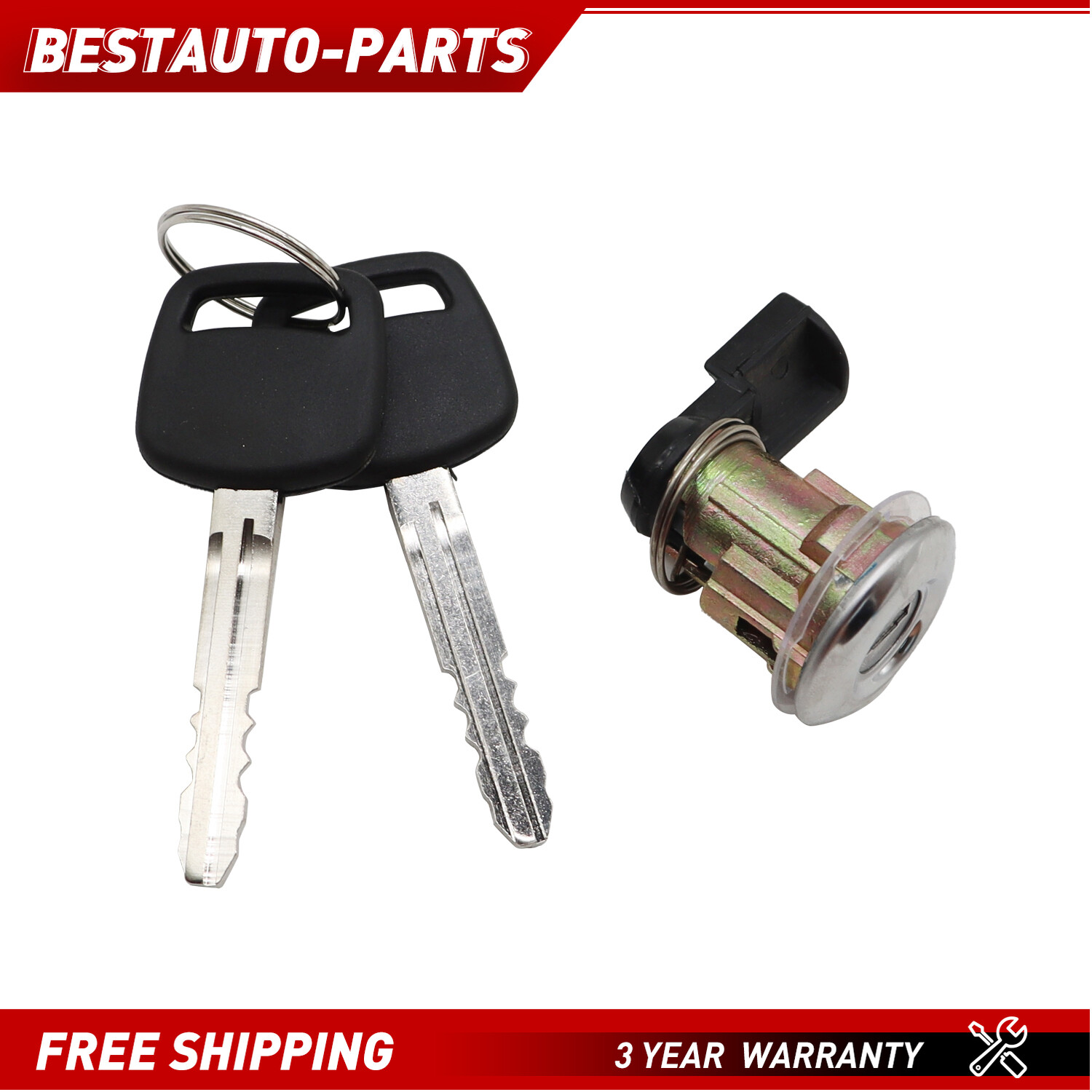 Fuel Gas Door Lock Cylinder & Keys For 1995-2004 Tacoma For 2000-2003 Tundra