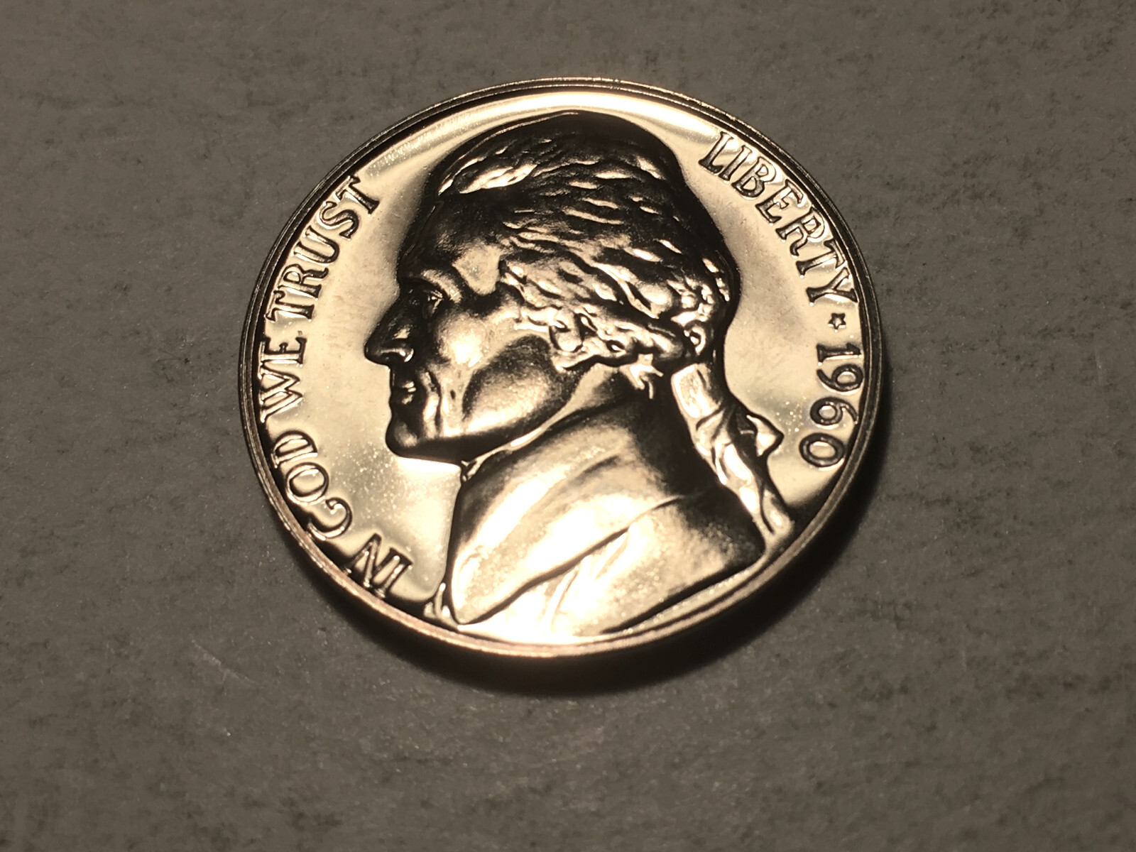 1960 WDDR-043 Nice Gem Proof Doubled Die Reverse Jefferson Nickel #4