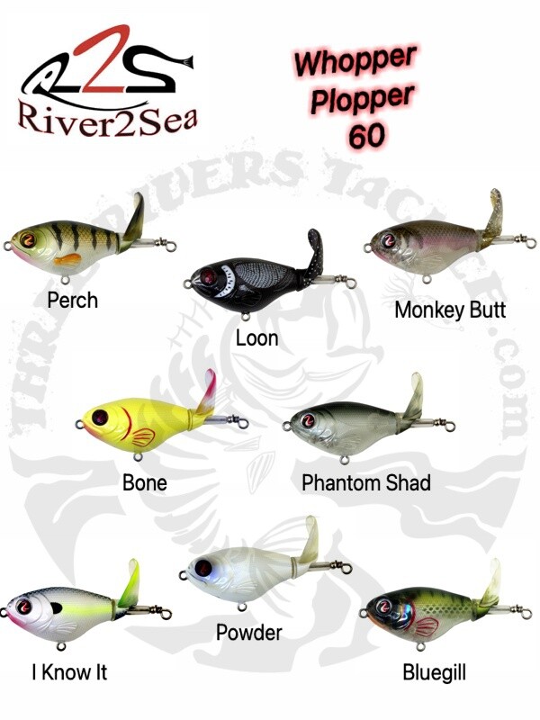 River2Sea Whopper Plopper 60 Topwater Bait - Choose Color
