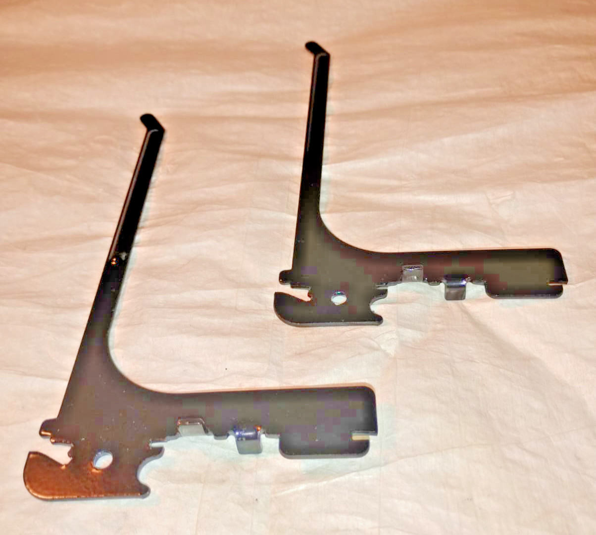 Wall Control 6in Reach Extended Hook Pair 10-ER-106-B for Wall Control Pegboard