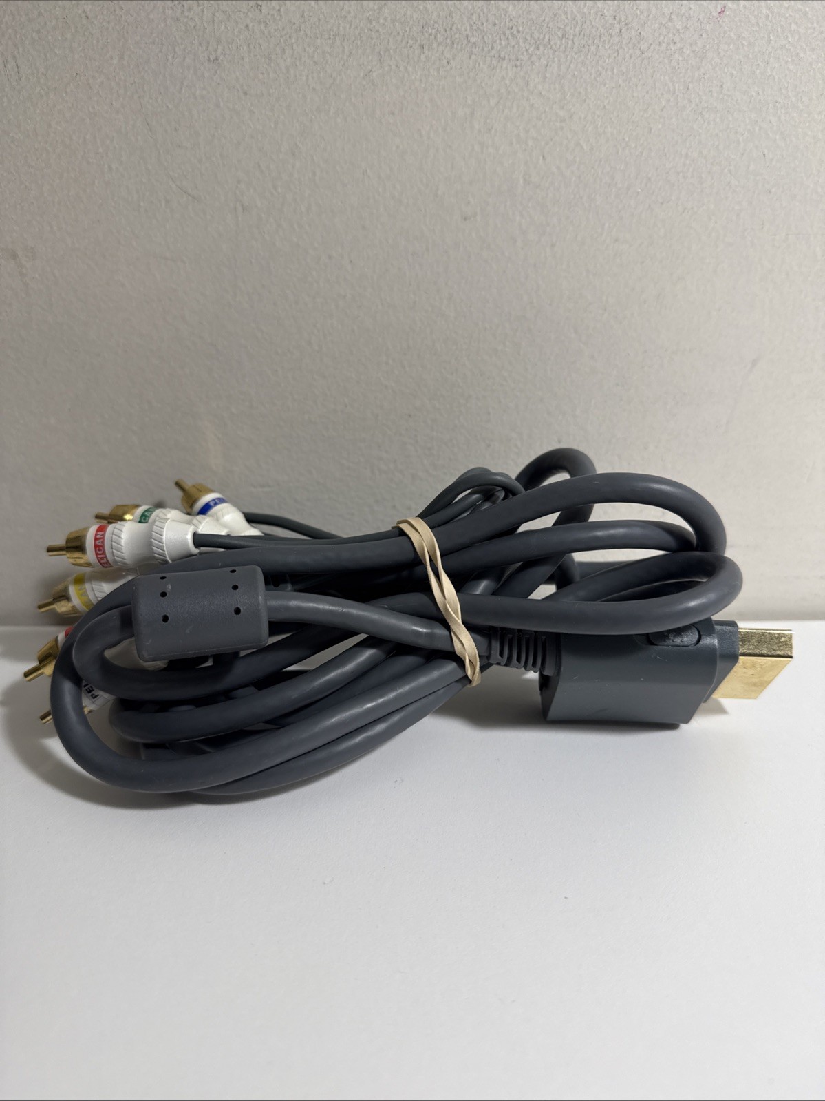 Pelican Livewire Xbox 360 HD Component AV Cable 8ft HDTV TESTED WORKING