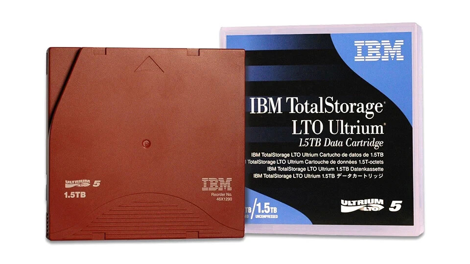 IBM LTO5 Tape Cartridge (46X1290 / 3.0TB Ultrium Storage Data Box of 5 New