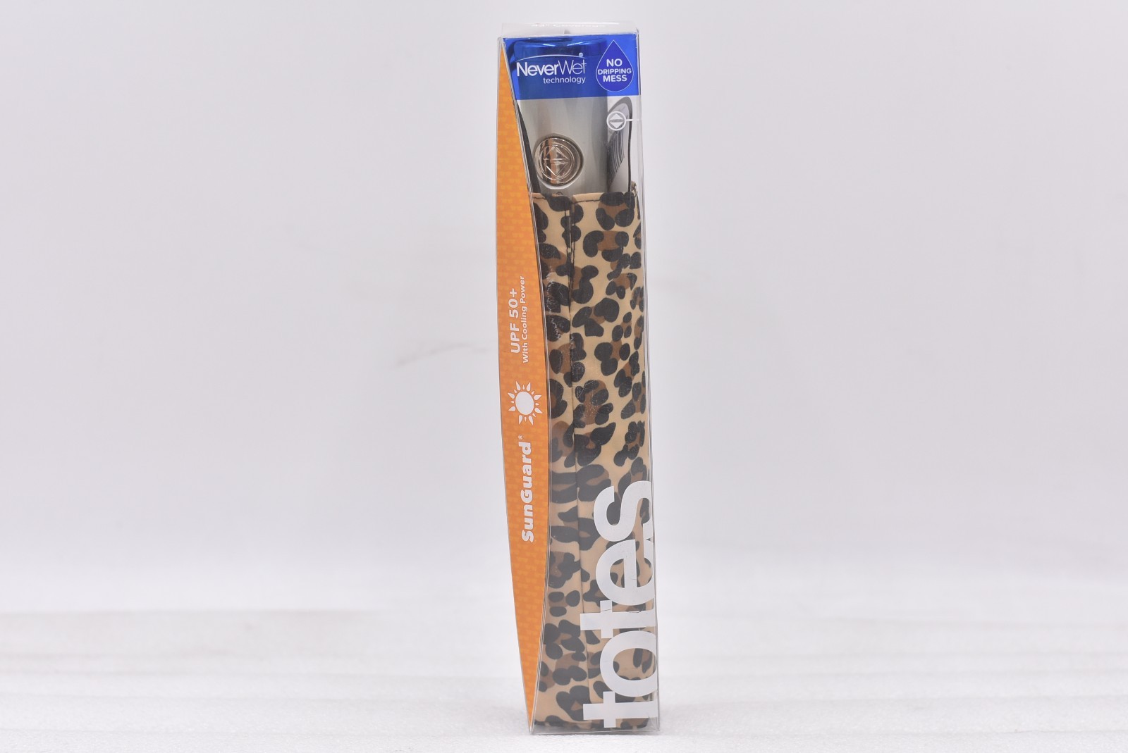 Totes Signature SunGuard 43" Coverage Umbrella - Cheetah