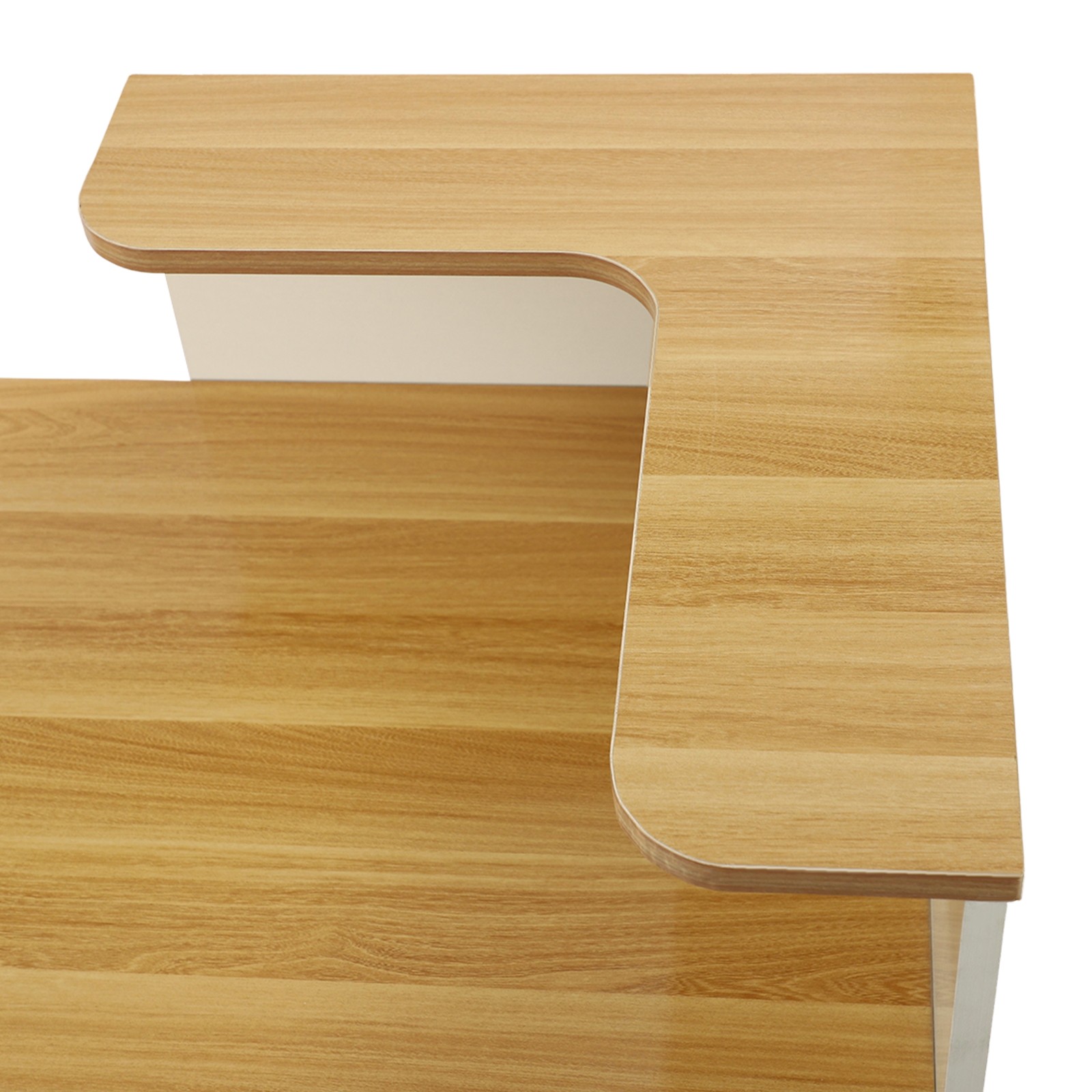 Computer Desk Reception Desk With A Lockable Drawer Storage For Home Office