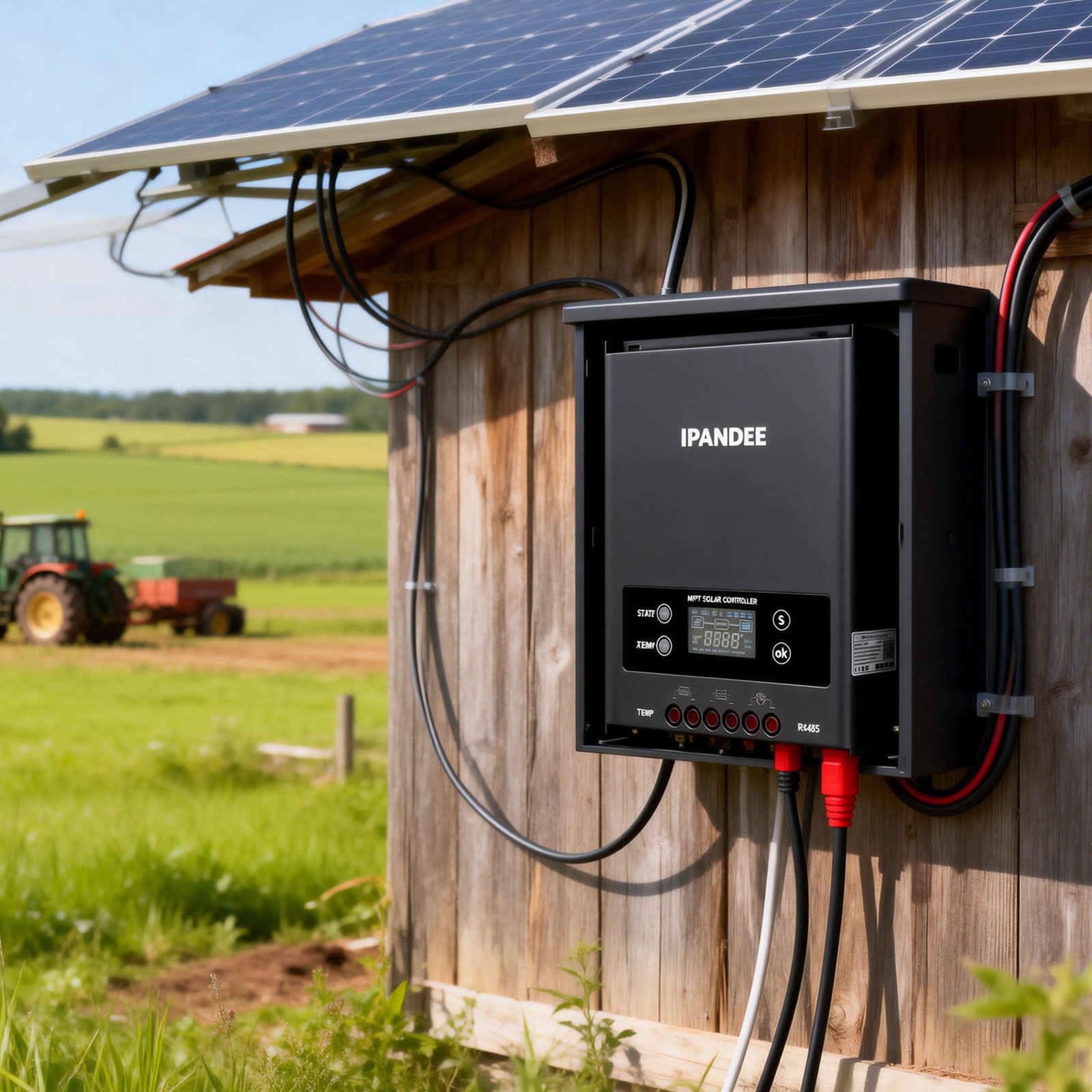 100A MPPT Solar Panel Regulator Controller 12V/24V/36V/48V Auto Focus Tracking
