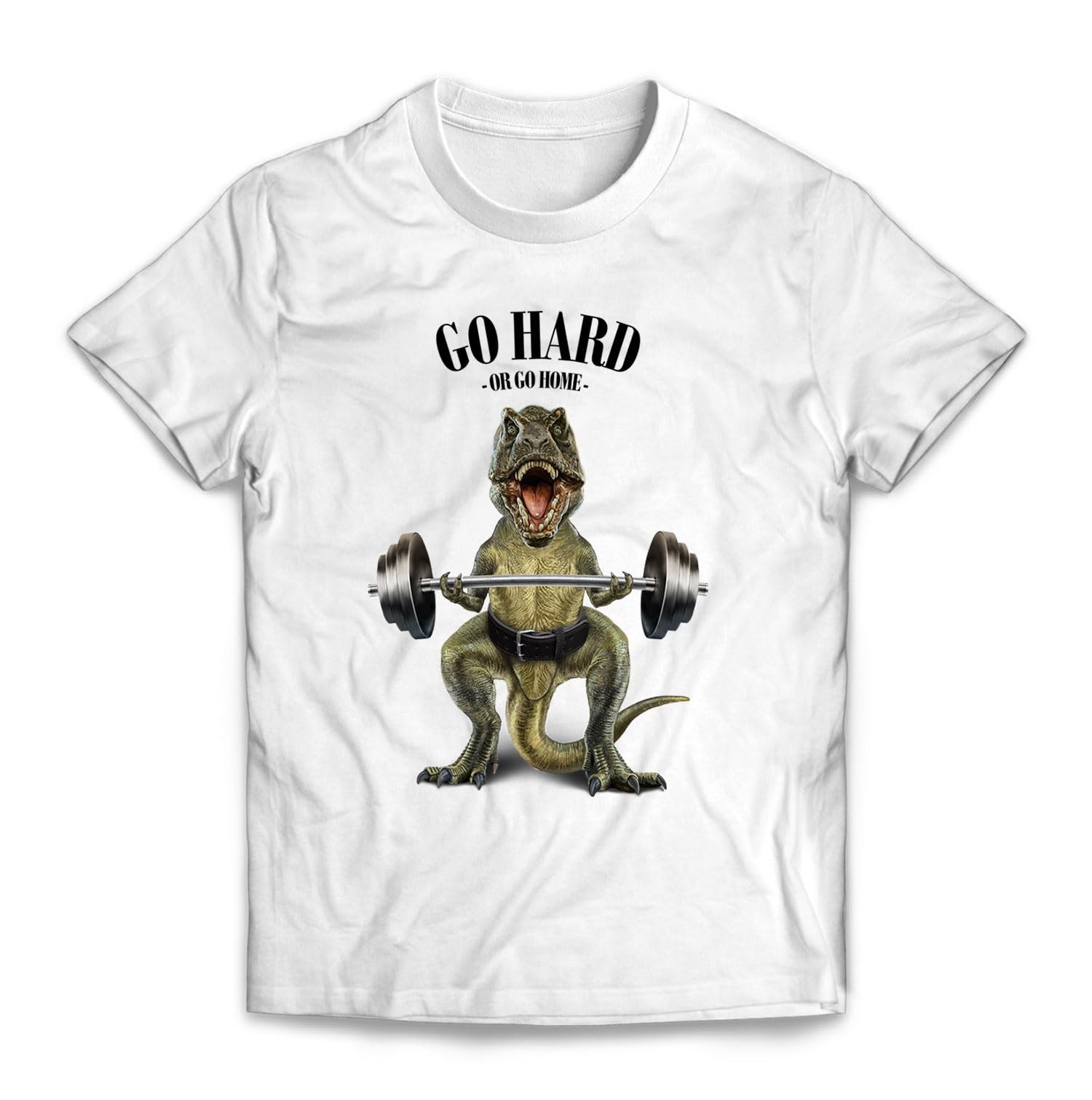 Fox Republic Dinosaur Barbell Workout T Shirt