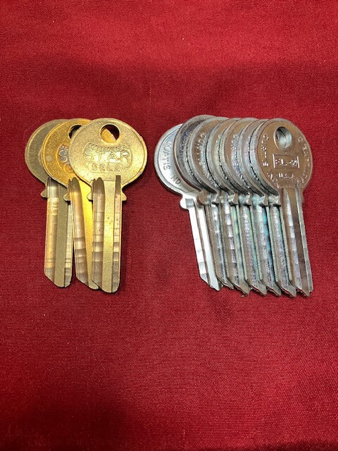 Lot Of 10 EL2(5EL2) Keyblanks, For Elgin Locks