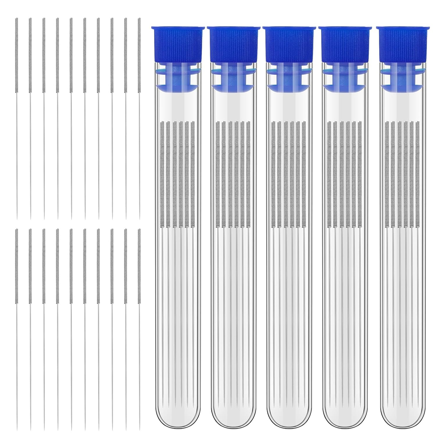 50 Pieces 3D Printer Nozzle Cleaning Needles Kit 0.4Mm Stainless Steel Precision