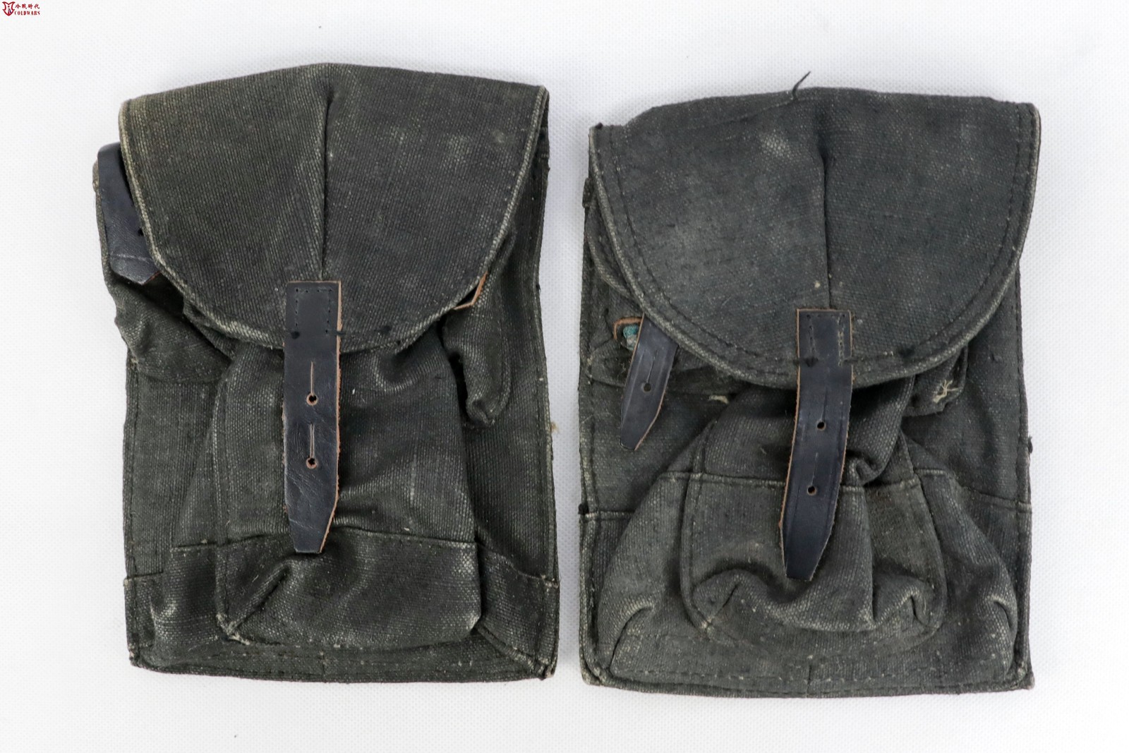 Russian Original Soviet Naval Infantry Black AK 3-Magazine Pouch Naval Infantry