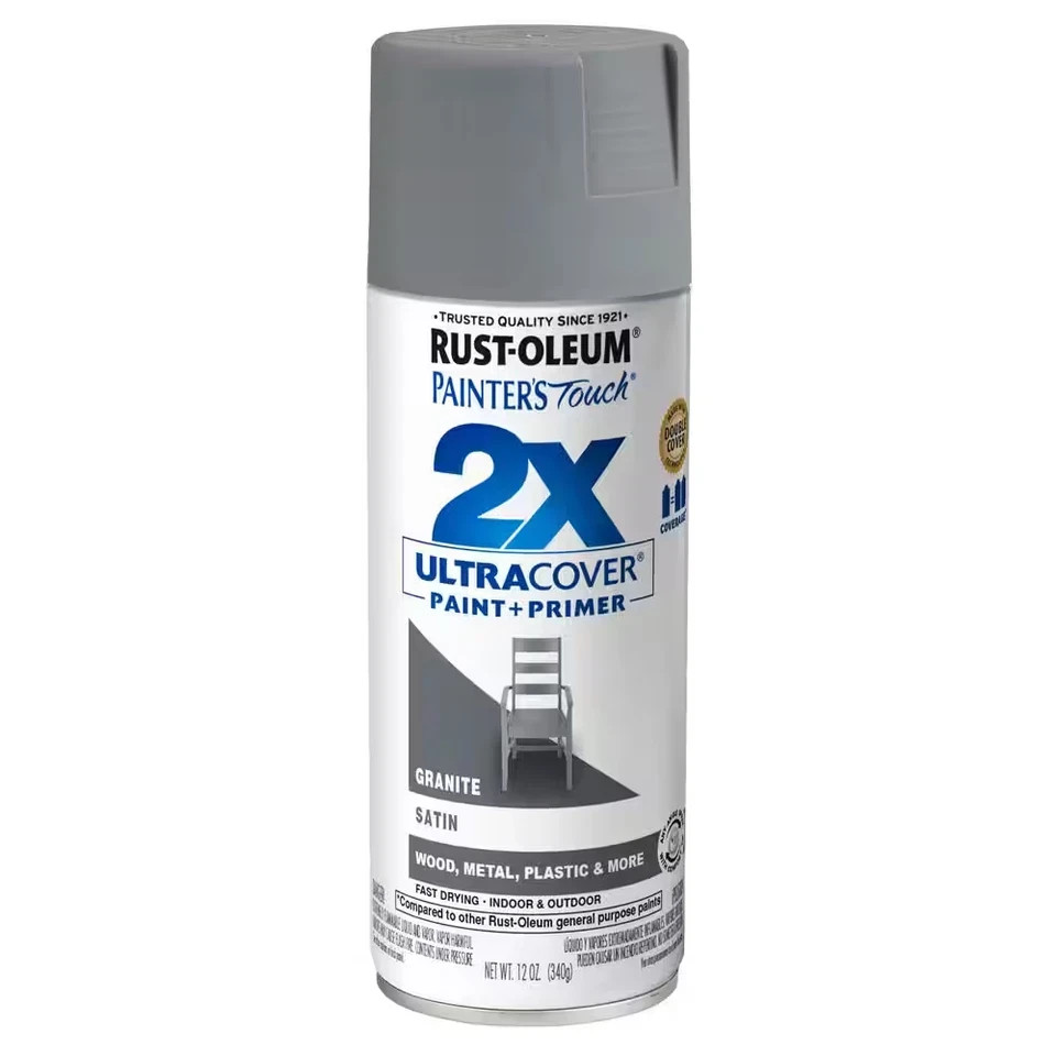 12 Oz. Satin Granite General Purpose Spray Paint (6-Pack)