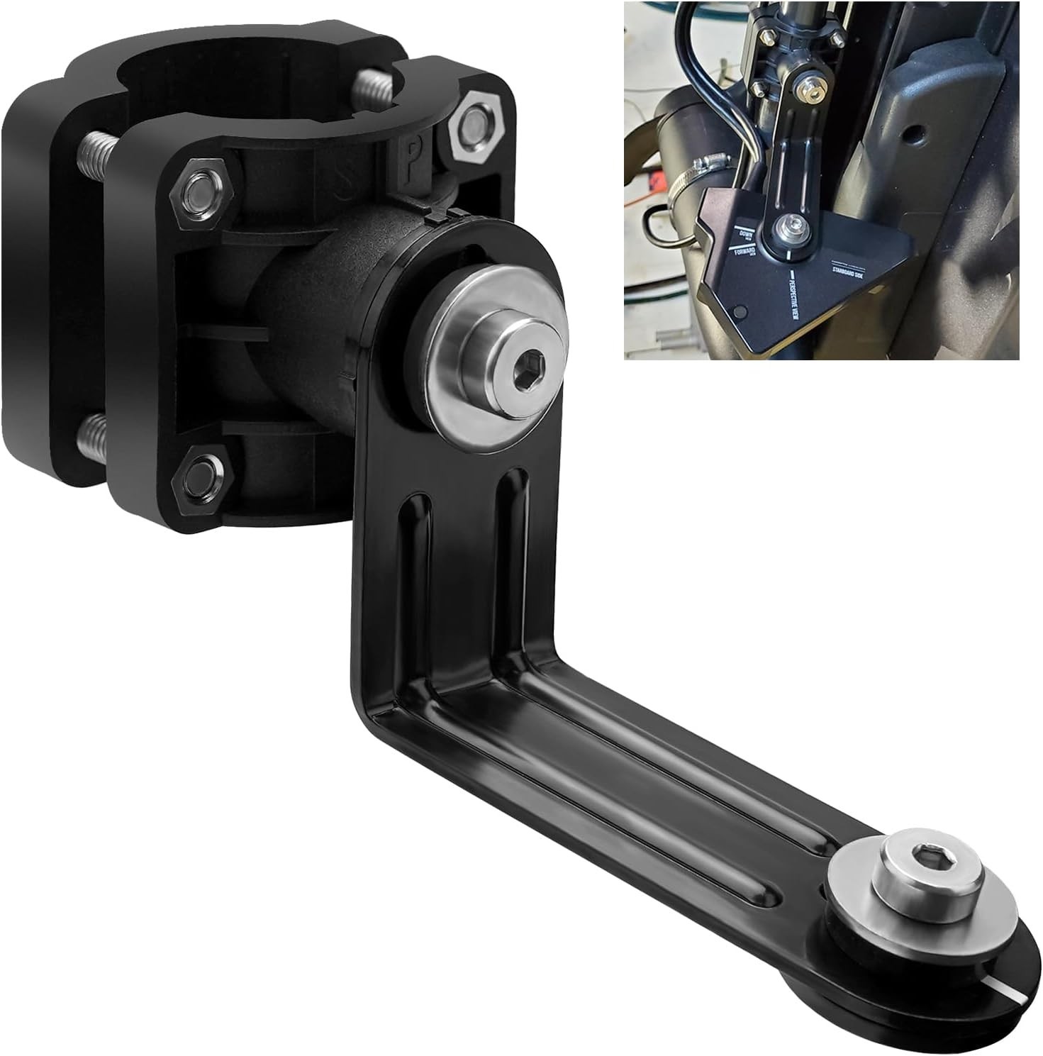 for Garmin Panoptix LiveScope LVS32 Transducer Perspective Mode Mount 0101297000