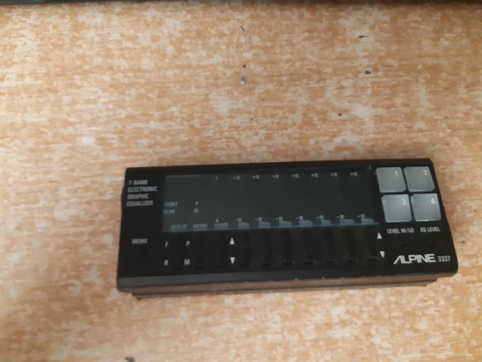 VINTAGE Alpine 3337 Graphic Equalizer - Flawless Mint Condition - Old School JDM