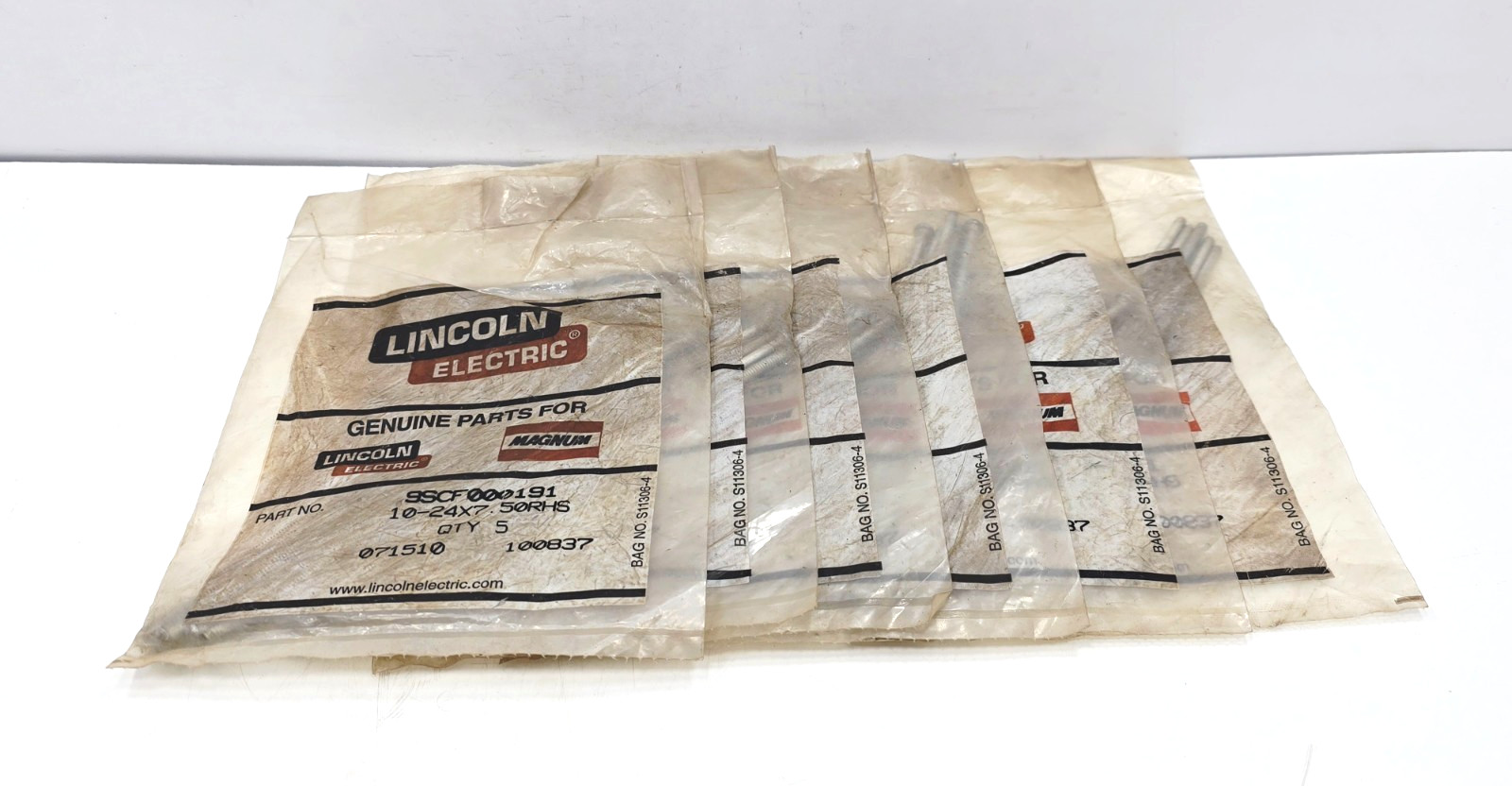 9SCF000191 LINCOLN  10-24X7.50RHS (PACKAGE OF 5) - CF000191 LOT OF 6 PACK