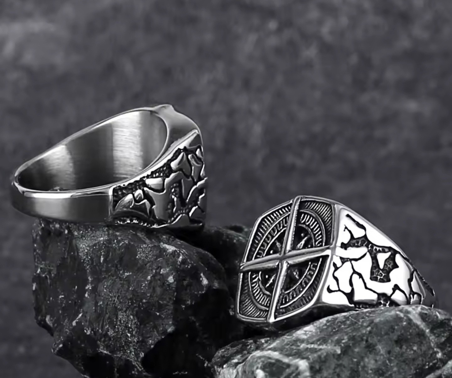 Viking Compass Ring