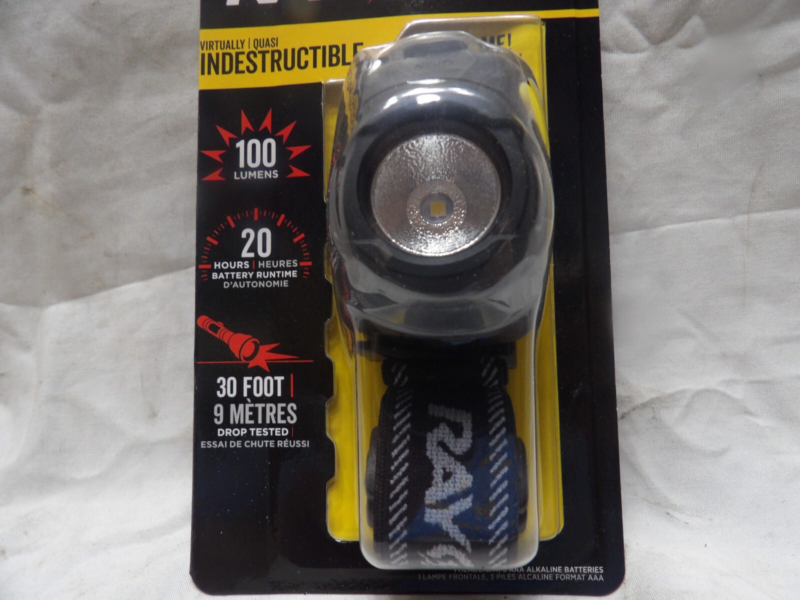 Rayovac Virtually Indestructible Headlight 3AAA