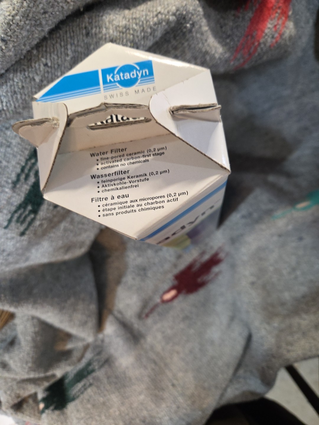 Katadyn Combi Kit. water filter for camping, hiking, etc. Open Box.