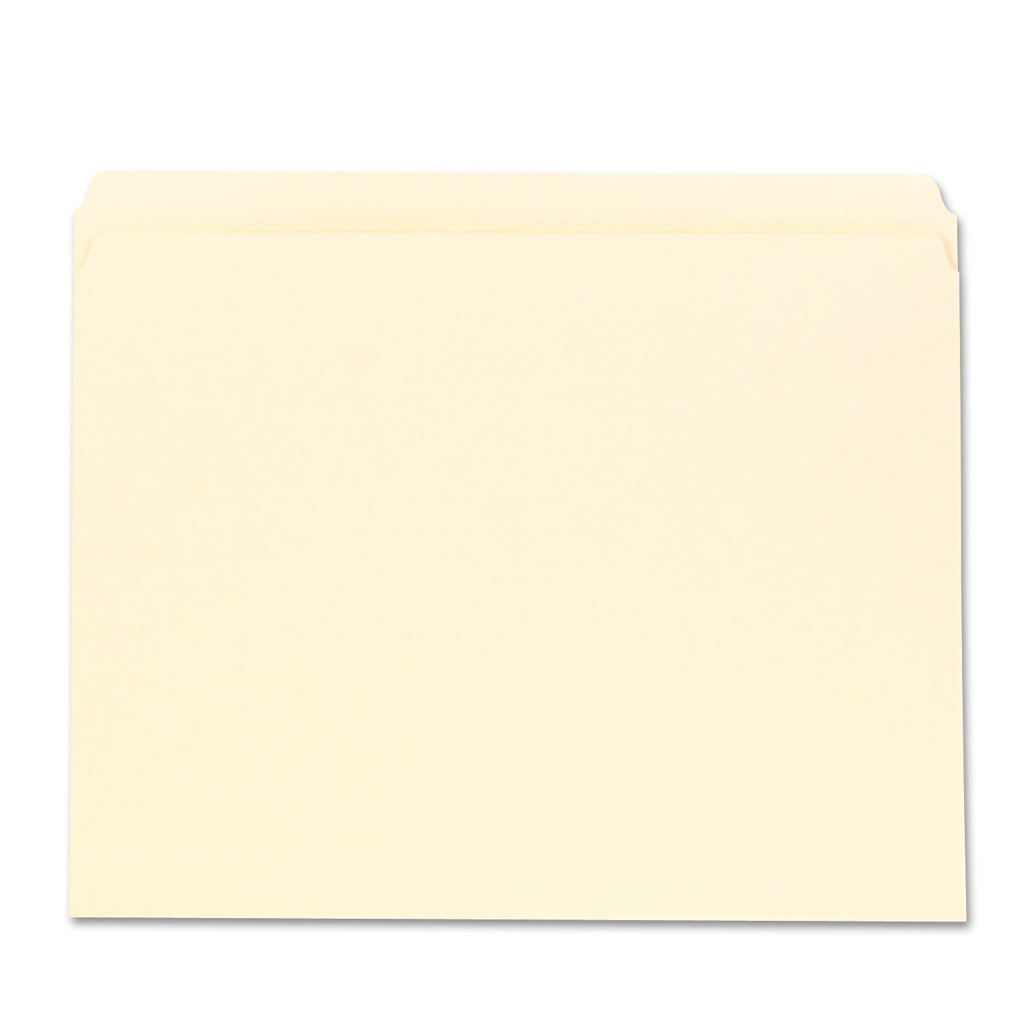 12110 File Folders, Straight Cut, One-Ply Top Tab, Letter, Manila (Box of 100)