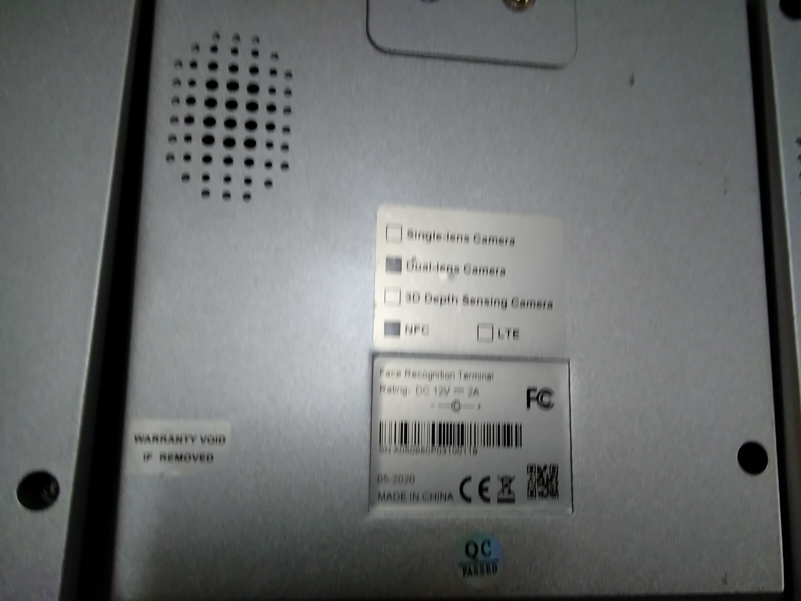 Automatic Face Recognition Temperature Measurements Scanner