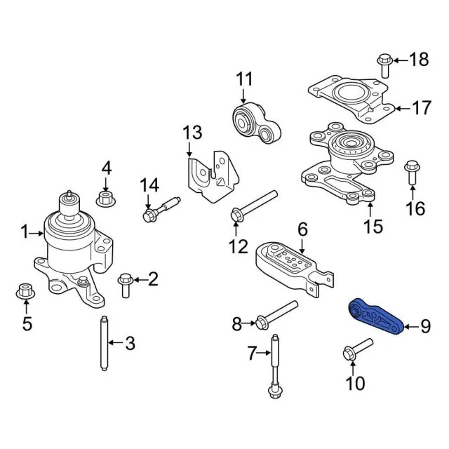 Genuine Ford Bracket HP5Z6E042B