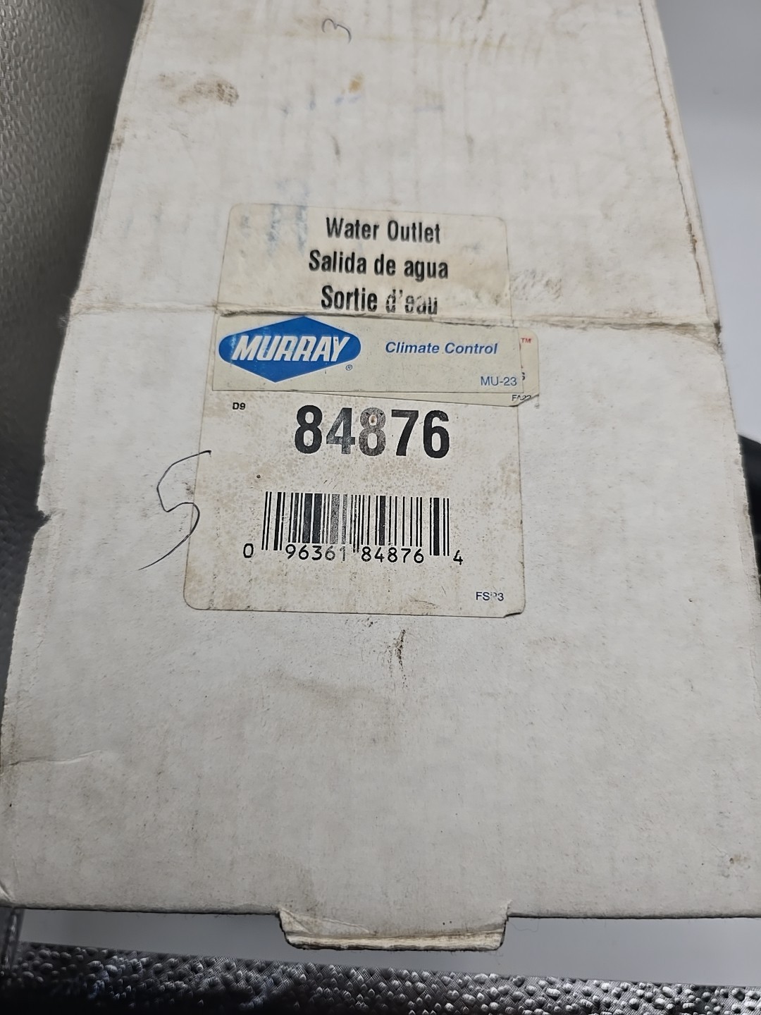 Engine Coolant Water Outlet Murray 84876