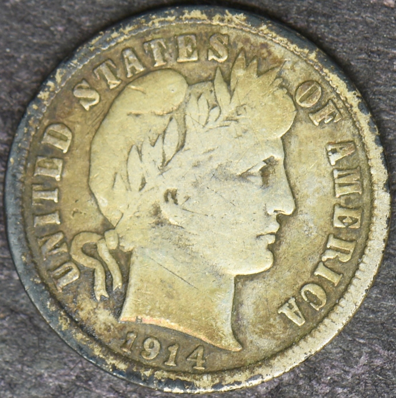 1914-D Barber Silver Dime - ✪COINGIANTS✪