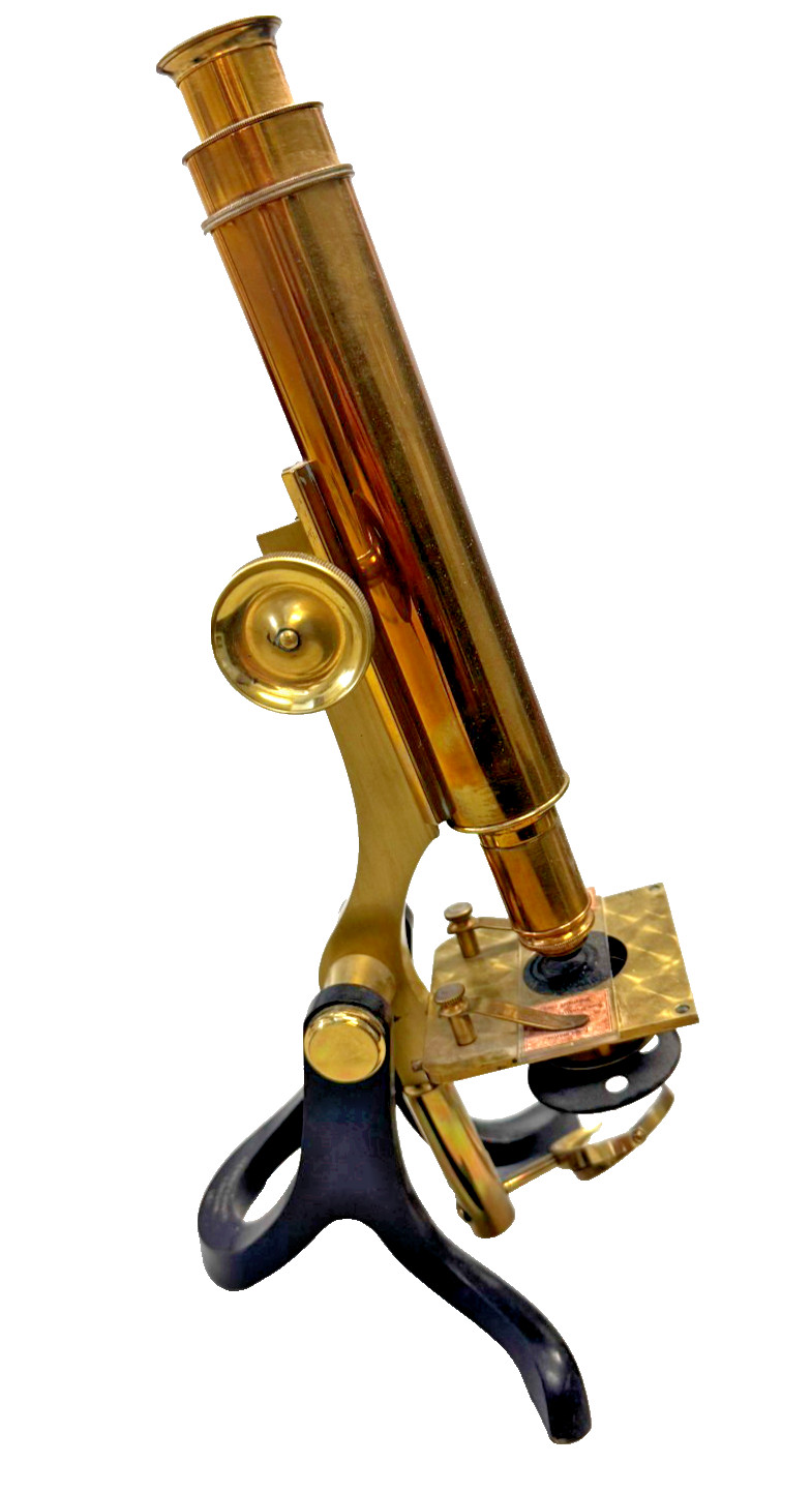 Henry Crouch antique scientific microscope, #967