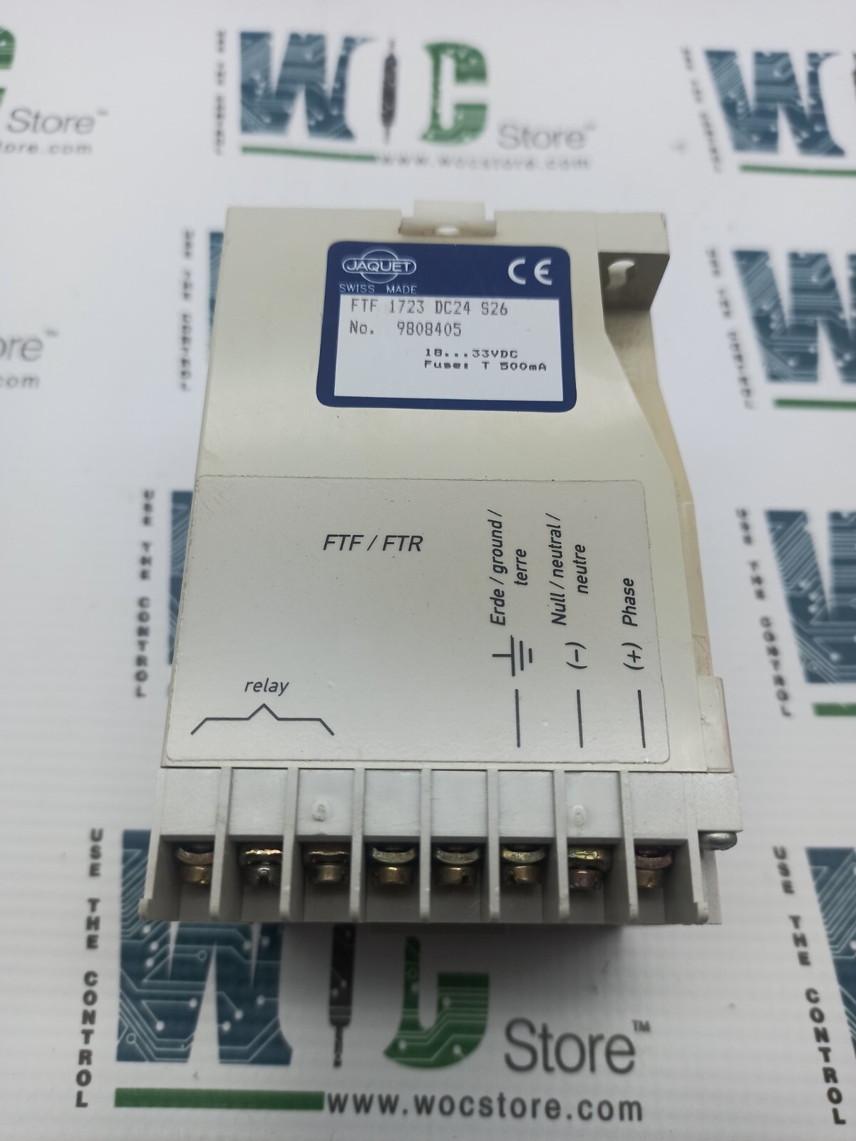 FTF 1723 JAQUET FTF / FTR RELAY DC24 S26