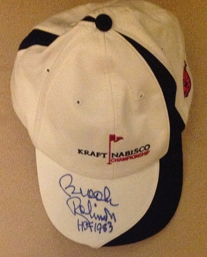Orioles Brooks Robinson Kraft Nabisco Championship Autograph Hat / Cap Auto HOF