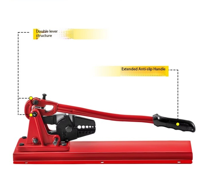 24'' Multi-Function Bench-Style Hand Swager Tool Wire Rope Swaging Machine