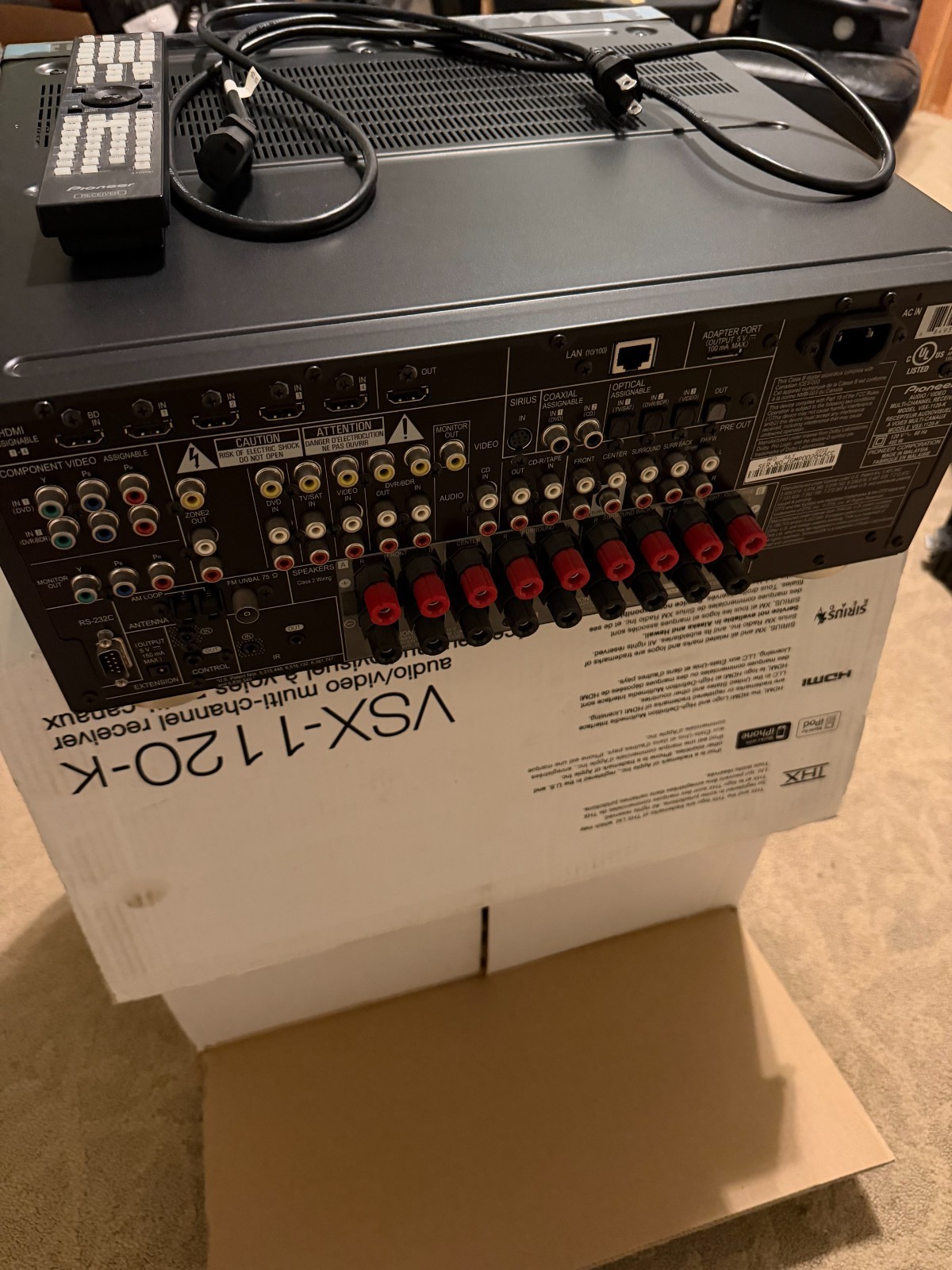 Pioneer VSX-1123-K A/V AV Receiver