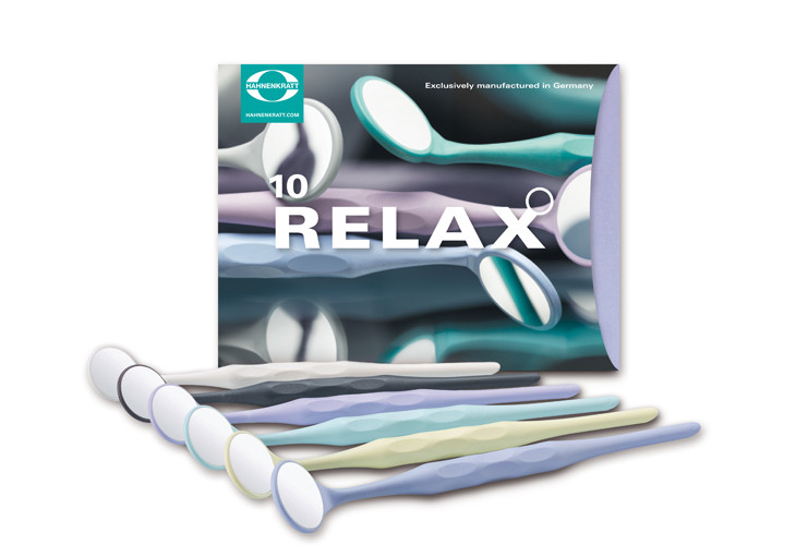 Hahnenkratt Relax Front Surface Rhodium Mouth Mirrors PACK OF 5  - FREE SHIPPING