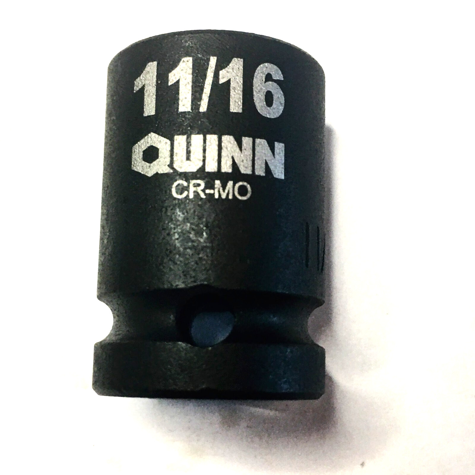 Quinn 11/16" x 1/2"  Dr Standard  Impact Socket 6 Point Free USA Shipping
