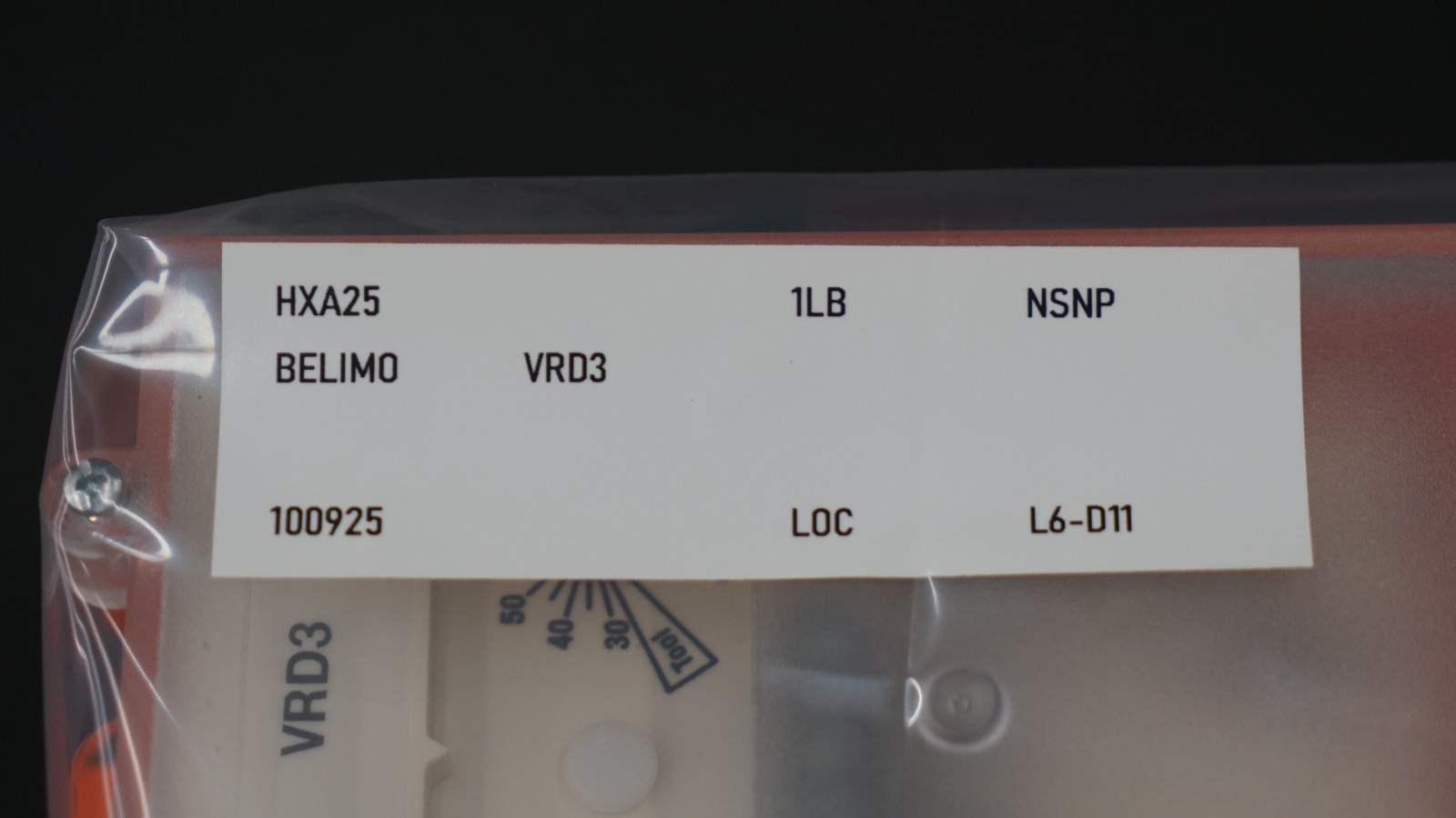 BELIMO VRD3 Air Volume Controller 24VAC/DC 2.0W