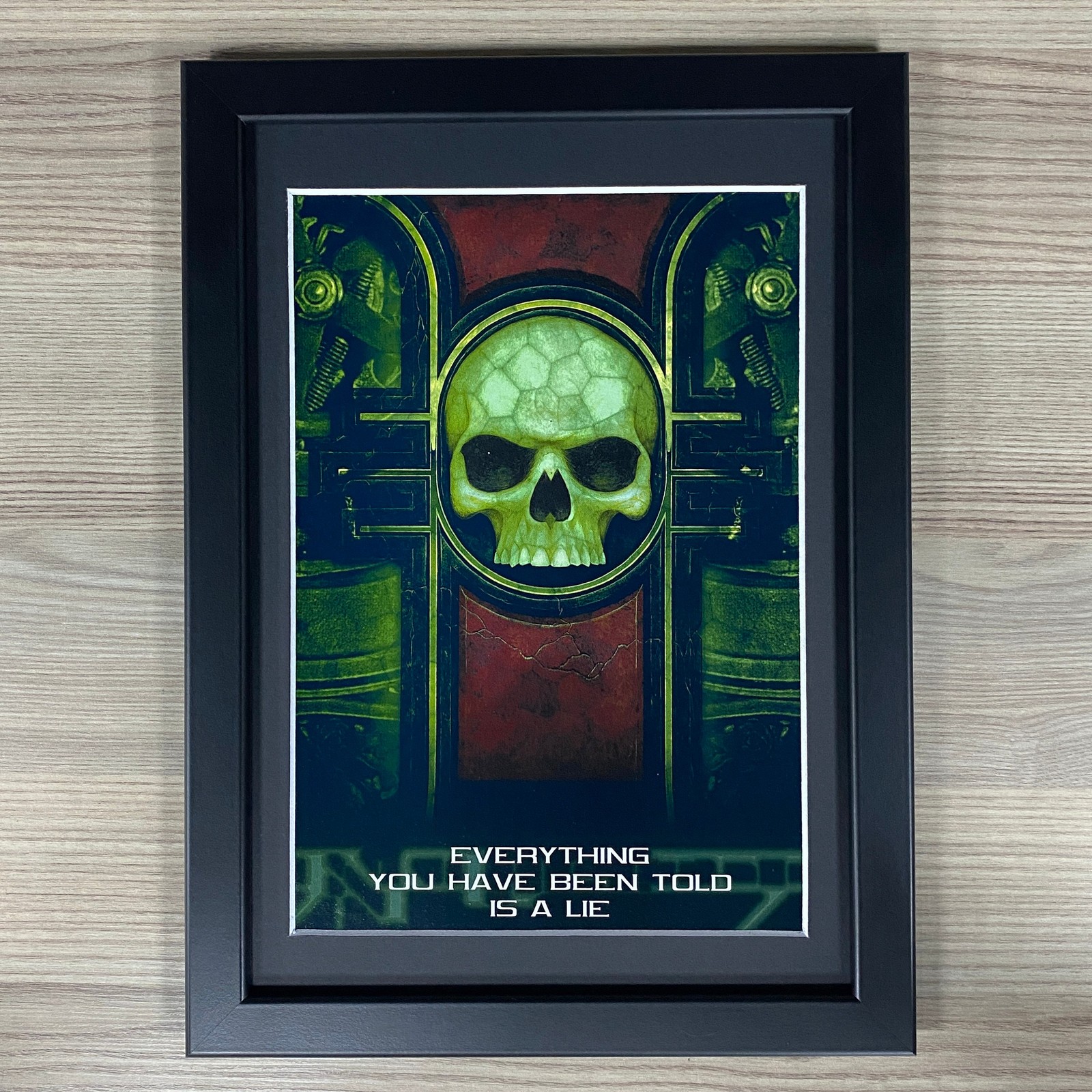 Inquisitor Framed Art. Everything You Have Been Told Is A Lie, Warhammer 40,000