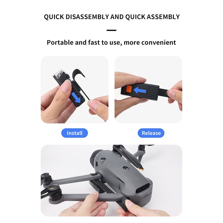 Searchlight LED Night Flight Lights Kit For DJI Mavic 4 Pro Drone Accessories