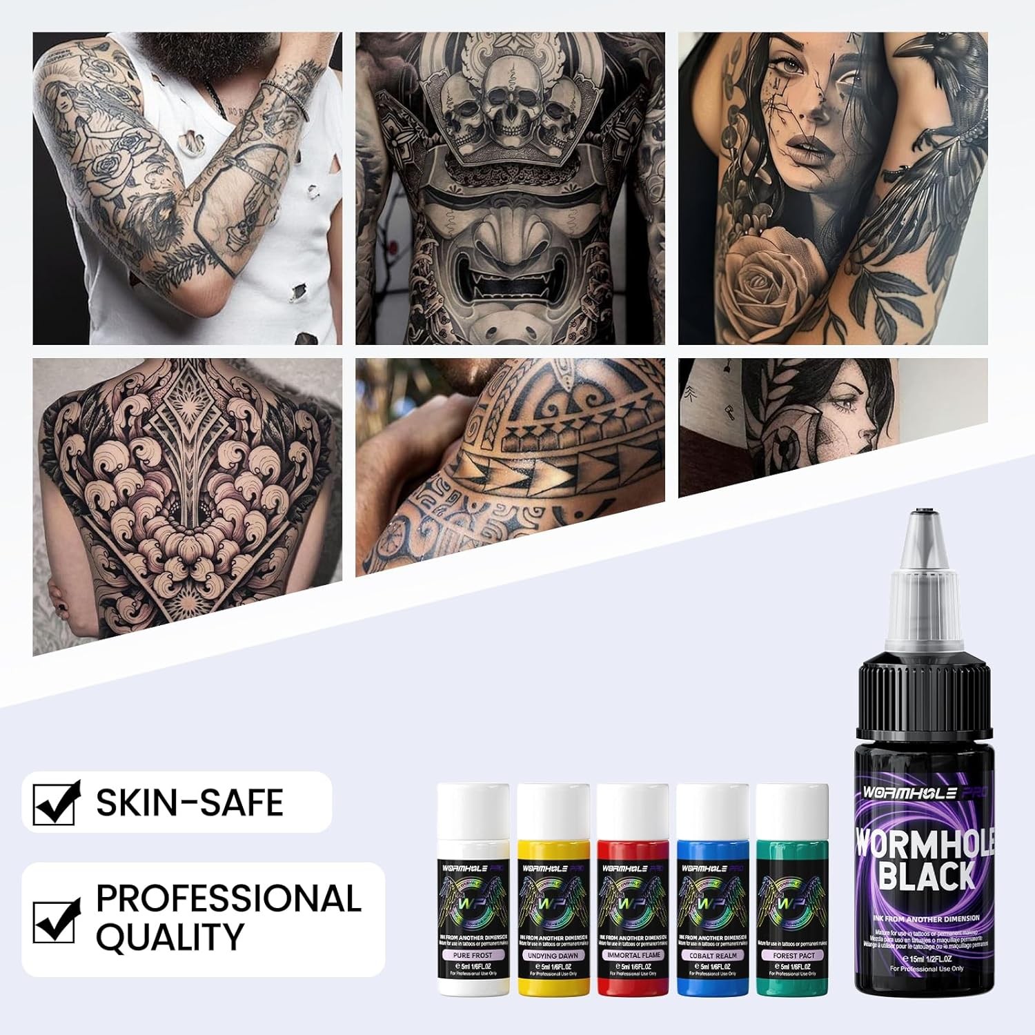 Wormhole Tattoo Gun Wireless Kit – Professional Rechargeable...