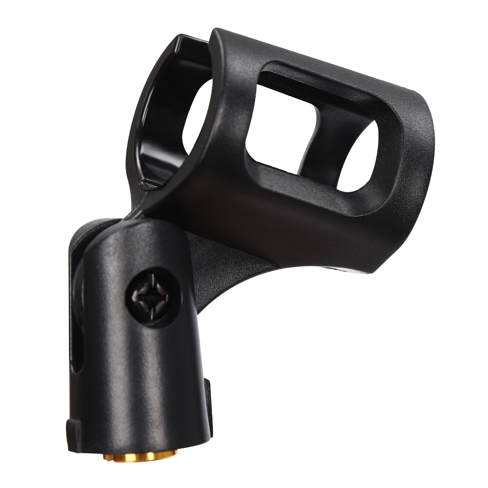 4 Pcs Universal 180° Microphone Clips Clamp Holder For Wired/ Wireless Mic Stand