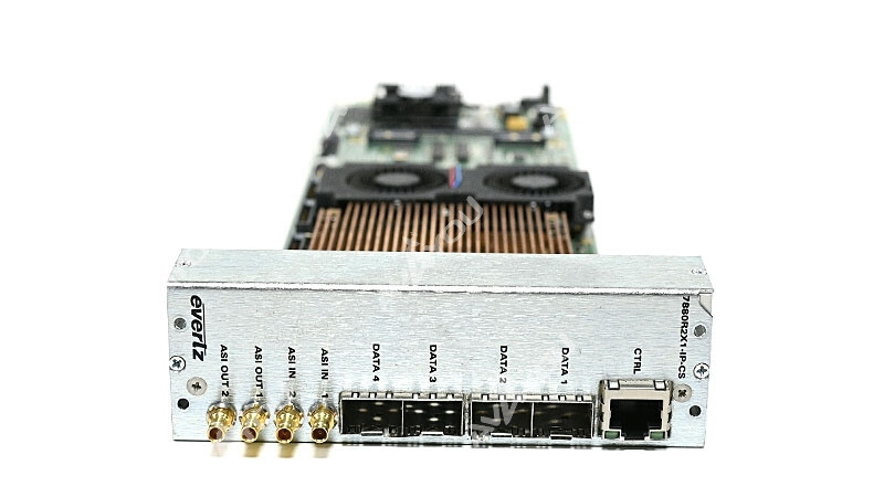 Evertz 7880R2x1-IP-CS MPEG Transport Stream over IP Clean Switch Module +3RU