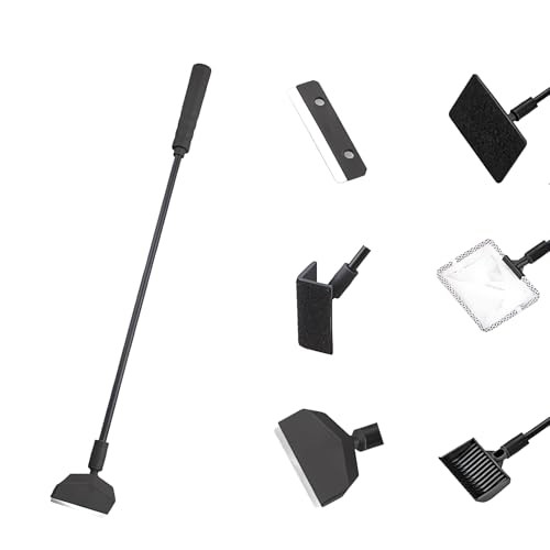 6-in-1 Aquarium Cleaning Tools Fish Tank Cleaning Kit with Long Handle, Algae